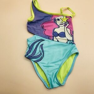 Disney Store Princess The‎ Little Mermaid Ariel 1 PC Swimsuit Girl Size 4